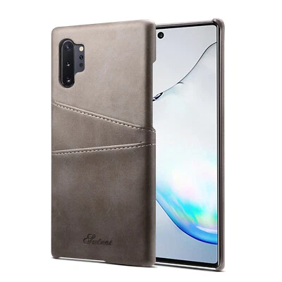 Carteira de Couro Porta-Cartão Capa Traseira Para Samsung S24 Ultra/S23+/S22+/Note20/S21 - Imagem 1 de 4