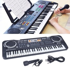 61 Key Digital Music Electronic Keyboard Electric LED Piano Organ Microphone U1