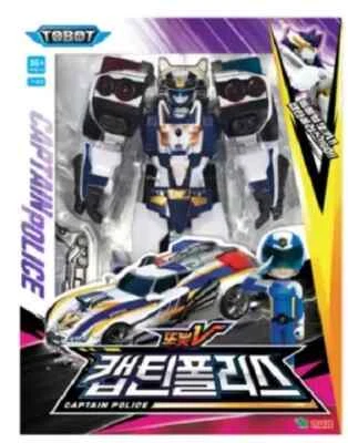 TOBOT V Captain Police Transformer Robot Action Figure Police Car / Korea Toy - Image 1 of 4