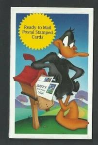 UX304 Daffy Duck Complete Booklet Of 10 Cards Mint Size 6" X 4.25" - Picture 1 of 1
