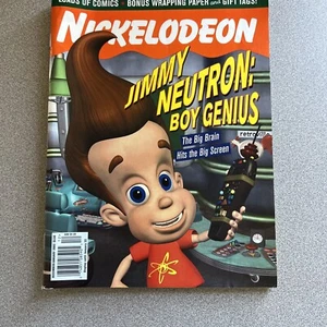 Nickelodeon Magazine Dec/Jan 2002 Jimmy Neutron Cartoons Great Shape - Picture 1 of 8