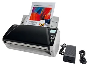 Fujitsu Fi-7460 Wide Format PA03710-B055 Document Scanner w/AC Adapter GRADE A! - Picture 1 of 14