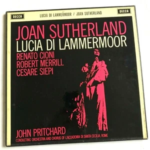 Donizetti - Lucia di Lammermoor - Joan Sutherland Pritchard Decca Box SET 212-4 - Picture 1 of 11