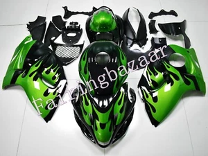 Kit de carenado por inyección Fit 2008-16 GSXR1300 verde caramelo negro ABS HAYABUSA Gen 2 - Imagen 1 de 8