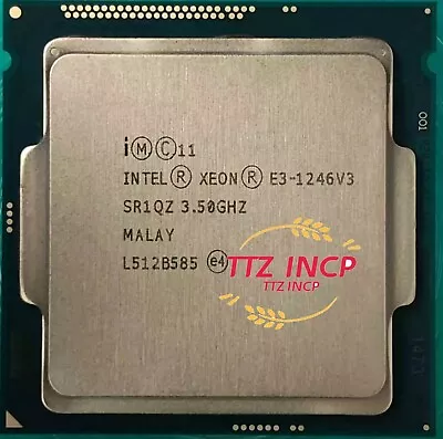 Intel Xeon E3-1246v3 SR1QZ 3.5GHz 4Core 8Thread 8MB 84W LGA1150 CPU E3 1246 v3 - Image 1 of 3