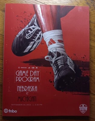 2023 Michigan Wolverines vs Nebraska Cornhuskers Football Program - Image 1 of 2