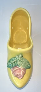 McCoy gelber Keramik Übertopf Schuh Mid Century - Bild 1 von 18