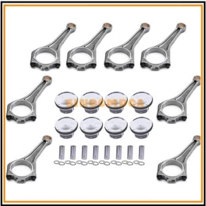 8 PIEZAS Kit de Anillo de Pistones y Caña Con Para Jaguar Land Rover Range Rover 5.0L V8 AJ133 - Imagen 1 de 9