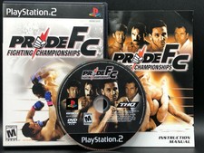 Pride FC Fighting Championships (Sony Playstation 2, 2003) PS2 Complete.