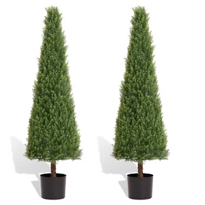 Topiary Tree Plant Potted Trees Decorations Indoor Living Room Outdoor Tree Arti - Picture 1 of 11