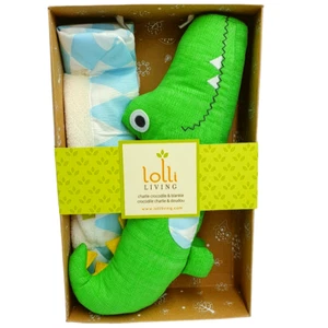 LOLLI LIVING CHARLIE CROCODILE & BLANKIE **NEW IN BOX** FREE POST - Picture 1 of 1