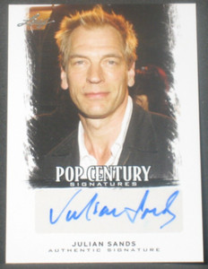 Julian Sands 2012 Leaf Pop Century Signatures Autograph 24 Banshee Smallville
