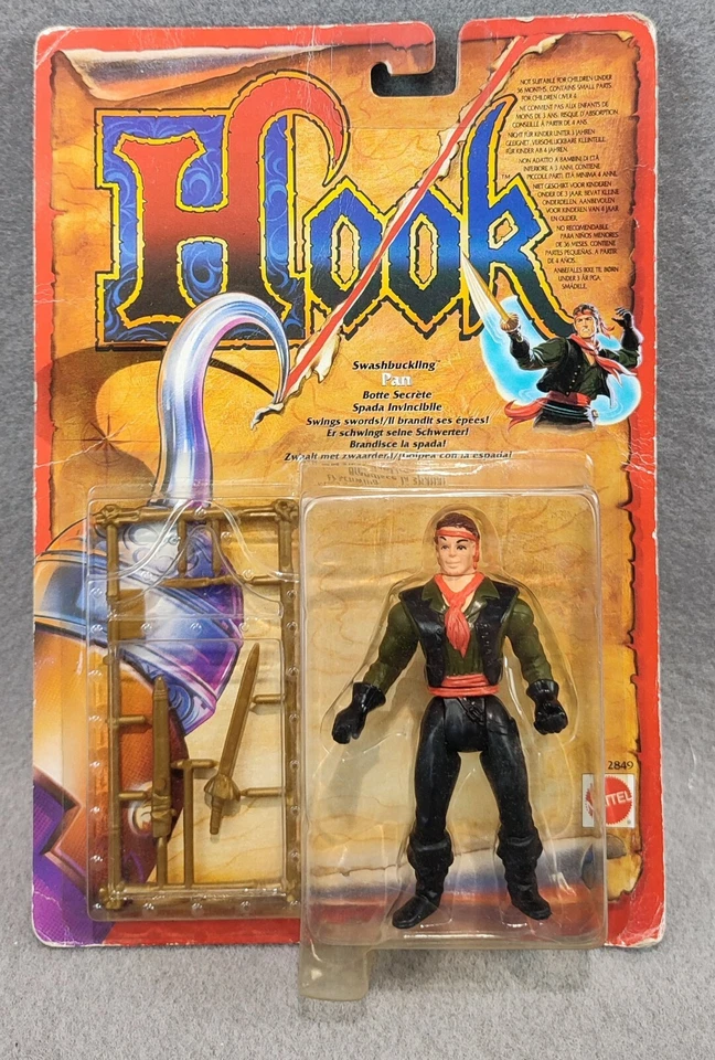 3 Peter Pan Figures 1991 From Movie Hook Disney See PICS
