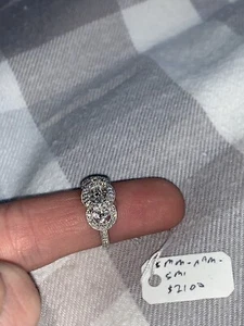 GABRIEL & CO 0.74 CT ENGAGEMENT RING 14K WHITE GOLD 4.2 GRAMS - Picture 1 of 8