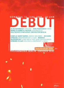 Programm Deutsches Symphonie Orchester Berlin 14.06.2009 Alan Buribayev - Bild 1 von 1