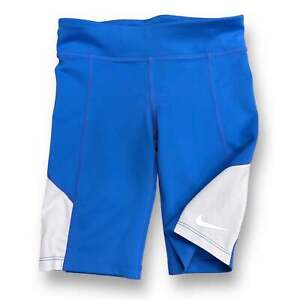 Girls Nike Size 6 YXS Royal Blue Spandex Athleticwear Shorts
