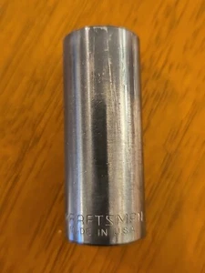 Craftsman USA 3/4" 12 Point 3/8" Drive Deep Socket 43317 Inverted G Series. R54 - Picture 1 of 5