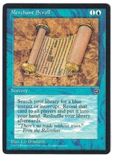 Merchant Scroll 1995 Homelands HML Blue Uncommon Sorcery MTG NM Actual Pics AZ3