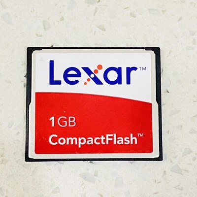 Lexar 1GB CF Compact Flash Camera Memory Card Tested Works - Image 1 of 4