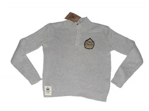 Boys Jumper Soul & Glory High Neck Thick Knitted Longsleeve Cotton Sweater.7-8YR - Picture 1 of 4