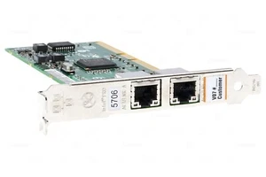 5706 IBM DUAL PORT GIGABIT 10/100/1000 NIC (RS FC 5706) ETHERNET ADAPTER PCI-X - Bild 1 von 7