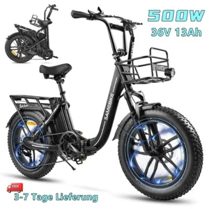 Samebike C05 PRO 500W Klapprad Elektrofahrrad 36V13Ah 20 Zoll E-Citybike 35KM/H - Bild 1 von 24