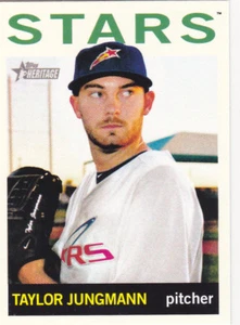 TARJETA TRASERA NEGRA TAYLOR JUNGMANN STARS 2013 TOPPS HERENCIA LIGA MENOR #192 - Imagen 1 de 2