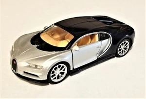 Welly - 1:34-1:39 Scale Model Bugatti Chiron Silver (BBWE43738DS) - Picture 1 of 1