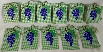 De Colección Gibson Bridge Tally Tarjetas Estilo Art Deco Uvas Lote de 11 Sin Usar Hechas en EE. UU. Foto 1 de 4