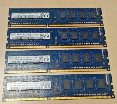 2x 4GB 1Rx8 RAM SK hynix PC3-12800U DDR3 HMT451U6AFR8A-PB  - Imagen 1 de 3