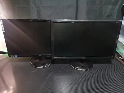 2 AOC e2343F Computer PC Monitors 23 Inch Screen - Image 1 of 4