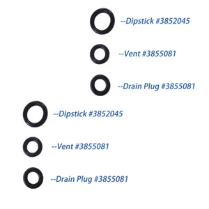 2Set Volvo Penta Gearlube/Gearoil Oring Set, SX-M ,SX-A ,DPS-A ,3852045& 3855081 - Foto 1 di 6
