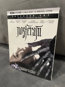 Nosferatu 2025 Extended Cut 4K Ultra HD/Blu-ray With Slipcover - no digital - Picture 1 of 2