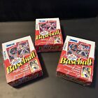 THREE 1990 Donruss Baseball Factory Seal Wax Boxes (36 Packs Each) Orig. Owner