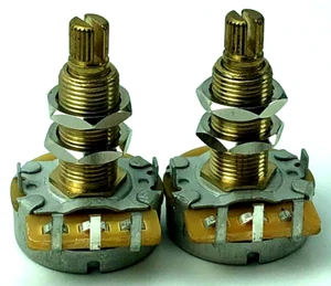 Gibson A500K-B500K Long Shaft Pot / PPAT-500- 2PCS - Picture 1 of 5