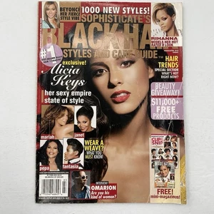 Sophisticate's Black Hair Magazine - March/April 2010 - Alicia Keyes on Cover - Picture 1 of 6