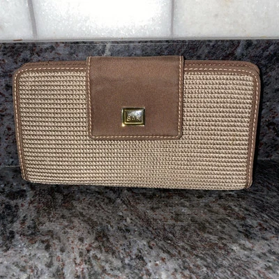 The Sak Nylon Tan Brown Woven Small Card/Coin wallet - Image 1 of 4