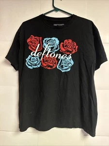 Deftones Camicia Nera Fiori Adulto Extra Large - Foto 1 di 2