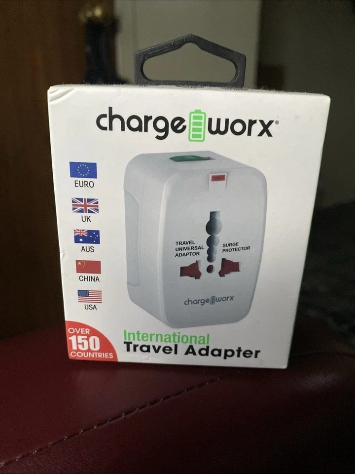 ChargeWorx CX5001WH International Travel Adapter