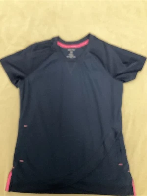 Koi Lite Stretch Scrub Top XS Feminino Azul Marinho Elástico Ativo - Imagem 1 de 4