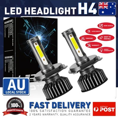 For SUZUKI LIANA(01 - 2008) Kit High Low Beam H4 9003 LED Headlight Globes - image 1 of 4