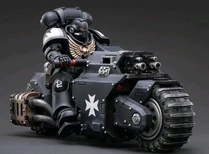 Black Templars Brother Valtus & Raider-Pattern Combat Bike Joy Toy Warhammer 40K - Picture 1 of 7