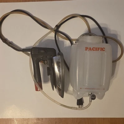 Pacific Steam Gravity-Feed Electric Steam Iron PSI-5E Bottle Missing Lid - Image 1 of 4