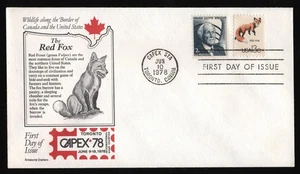 #1757g 13c CAPEX: Red Fox, Aristocrat FDC **ANY 5=FREE SHIPPING** - Picture 1 of 1