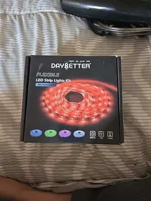 DAYBETTER Flexible Color Changing 5050 RGB 300 LEDs 32.8ft./10m Strip Lights... - Image 1 of 3