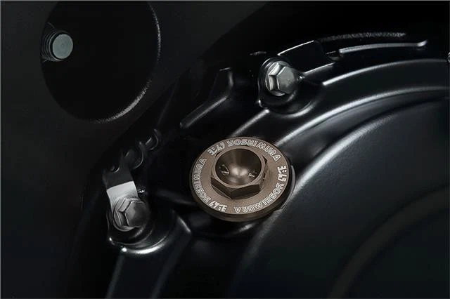 YOSHIMURA JAPAN GREY OIL FILLER PLUG CAP SUZUKI GSXS1000 GSX S 1000 2020 — 第 1/1 张图片