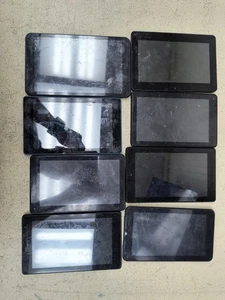 Lot of 8 Tablets for Parts/Repair - Assorted Brands Bundle - Picture 1 of 6