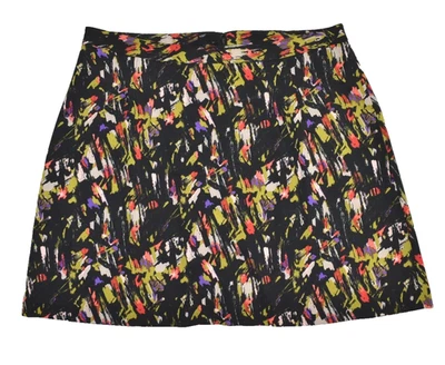 Lane Bryant Plus Size 22 Abstract Floral Skirt Women's Black Multicolored - Image 1 of 4