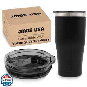 Jmoe USA Couvercle de remplacement pour gobelet Freedom Yukon 20 oz | Conception de couvercle coulissant - Photo 1/5