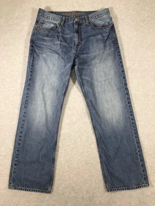 American Eagle Jeans Men's 34x32 (Fits 34x30) Loose Relaxed Fit Mid Wash - Picture 1 of 13